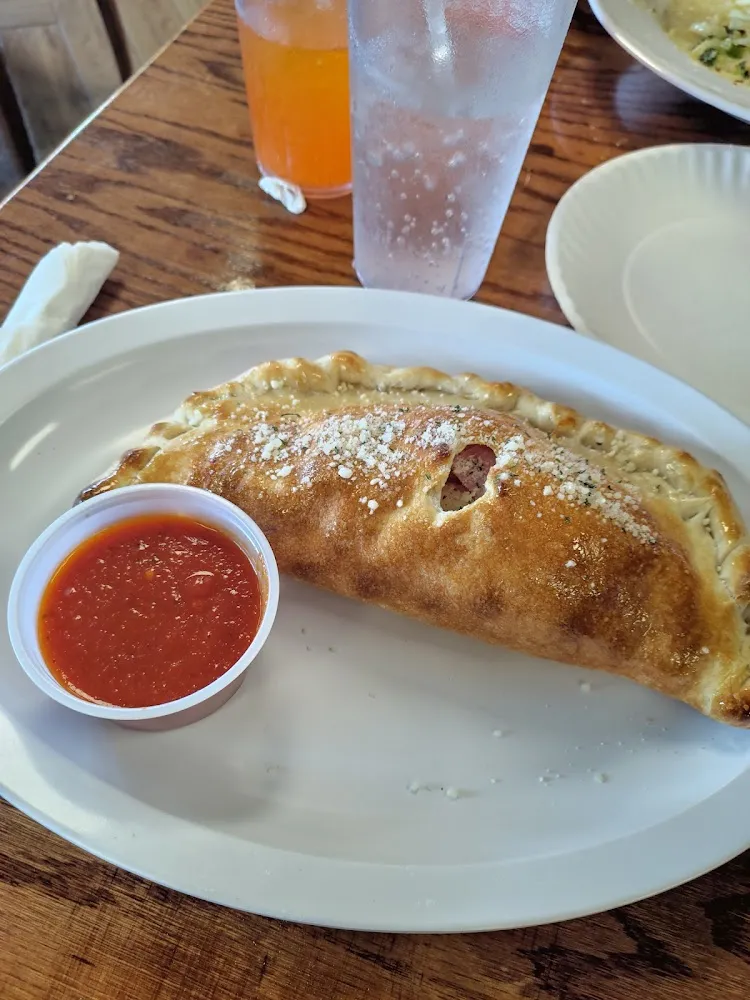 Ham and Pineapple Calzone